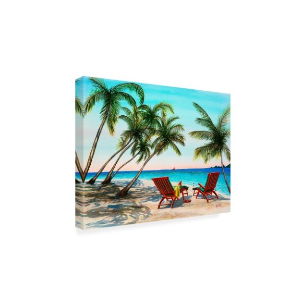 Patrick Sullivan 'Tropical Vacation' Canvas Art,18x24